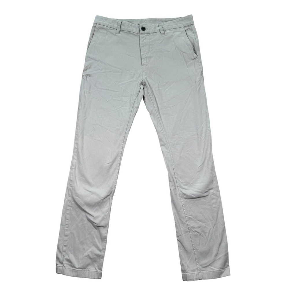 Outerknown SEA Legs Beige Chino Pants Mens 32x31 Organic Cotton Blend Casual GUC